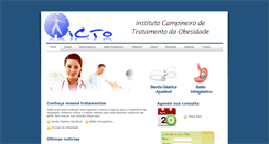 Desktop Screenshot of icto.med.br