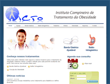 Tablet Screenshot of icto.med.br